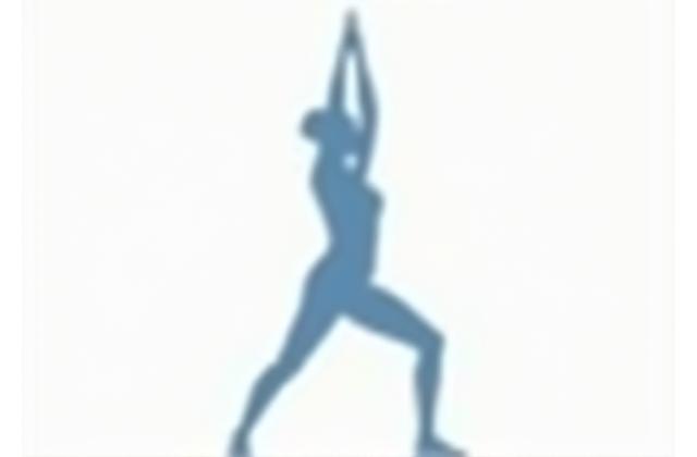 Illustation d'une silhouette faisant du yoga